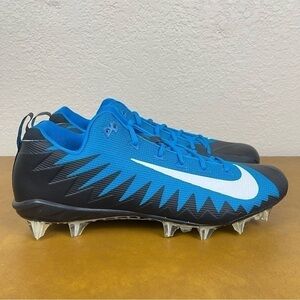 Nike Alpha Menace Pro Low TD’ Black Turquoise Football Cleat Size 14 Men
